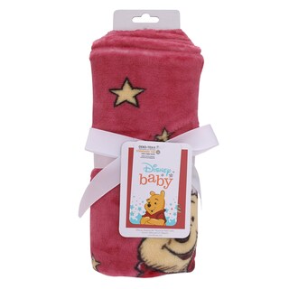 Foto 4 | Manta Para Bebé Disney Con Winnie The Pooh Y Piglet Christmas - Venta Internacional.