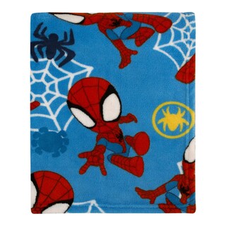 Foto 1 | Manta Disney Marvel Spidey Team Supersuave Para Niños Pequeños, Azul, 40 X 50 Cm - Venta Internacional.