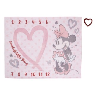 Foto 1 | Manta Para Bebé Disney Minnie Mouse Supersuave Milestone - Venta Internacional.
