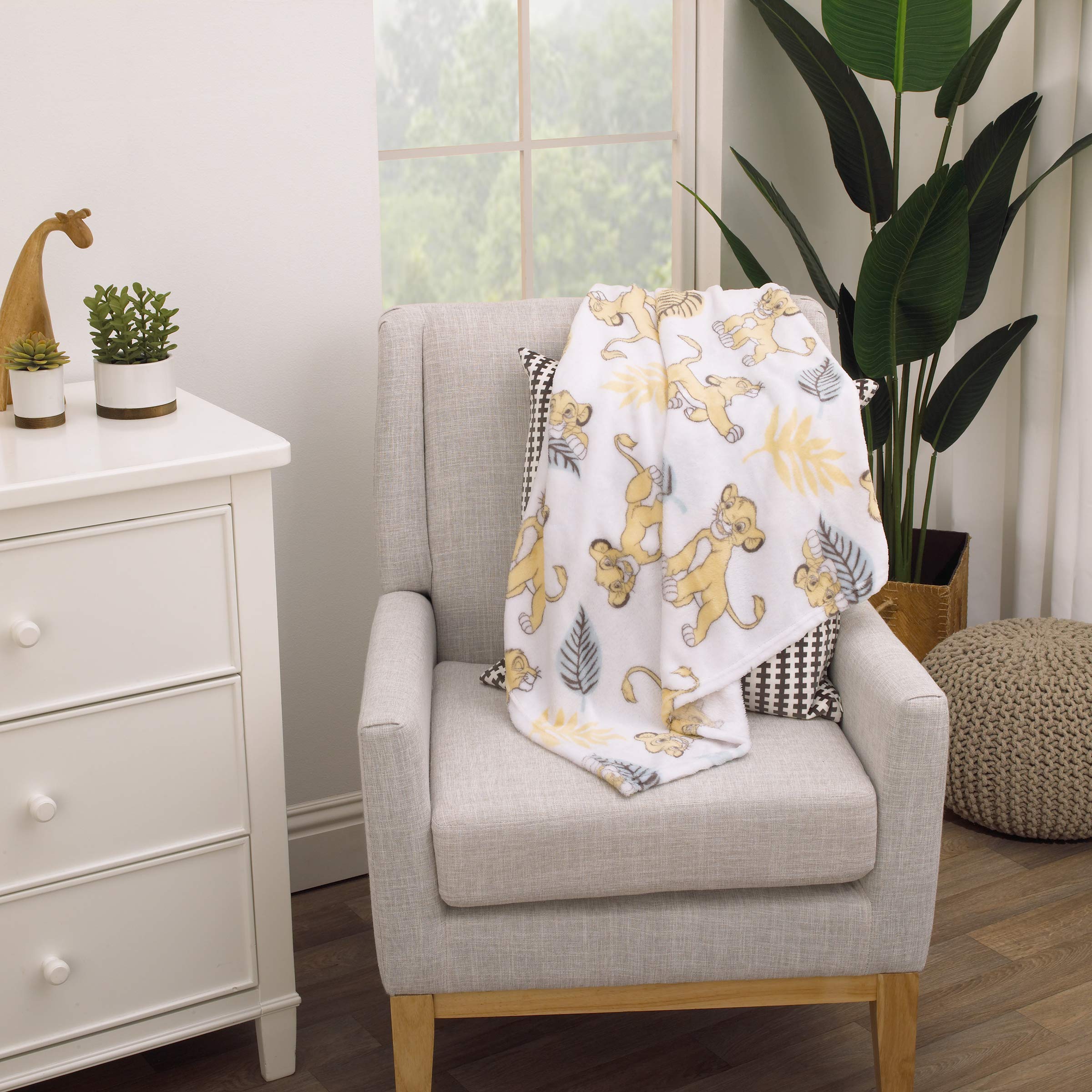 Foto 5 | Manta Para Bebé Disney Lion King Simba De Fibra Supersuave - Venta Internacional.