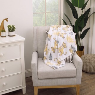 Foto 5 | Manta Para Bebé Disney Lion King Simba De Fibra Supersuave - Venta Internacional.