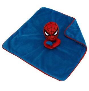 Foto 3 | Manta De Seguridad Para Bebé Disney Marvel Spiderman Azul/roja - Venta Internacional.