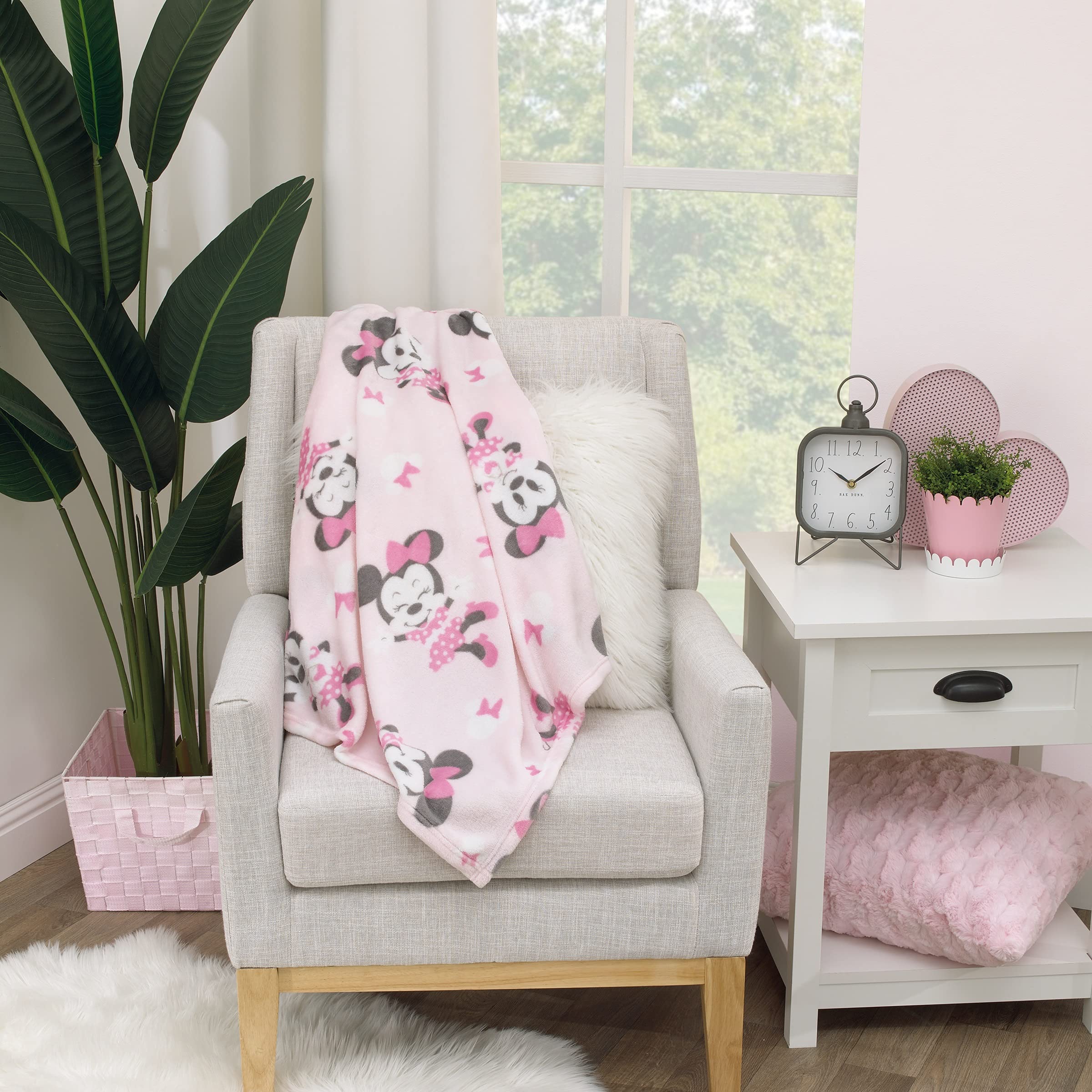 Foto 5 pulgar | Manta de Peluche Disney Minnie Mouse 76 x 91 cm - Venta Internacional