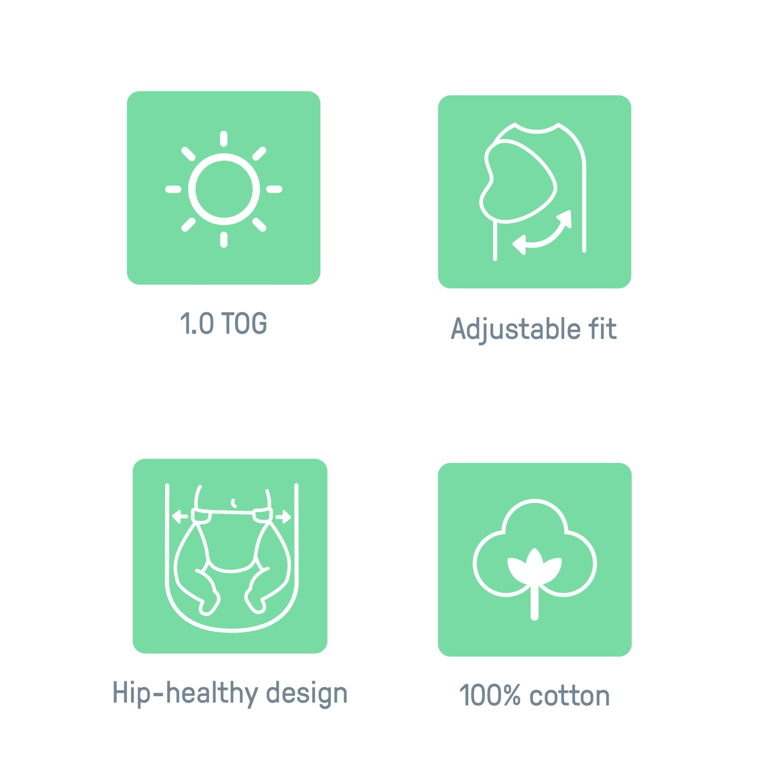Foto 4 pulgar | Baby Swaddle Swaddleme De Ingenuity Monogram Collection - Venta Internacional.