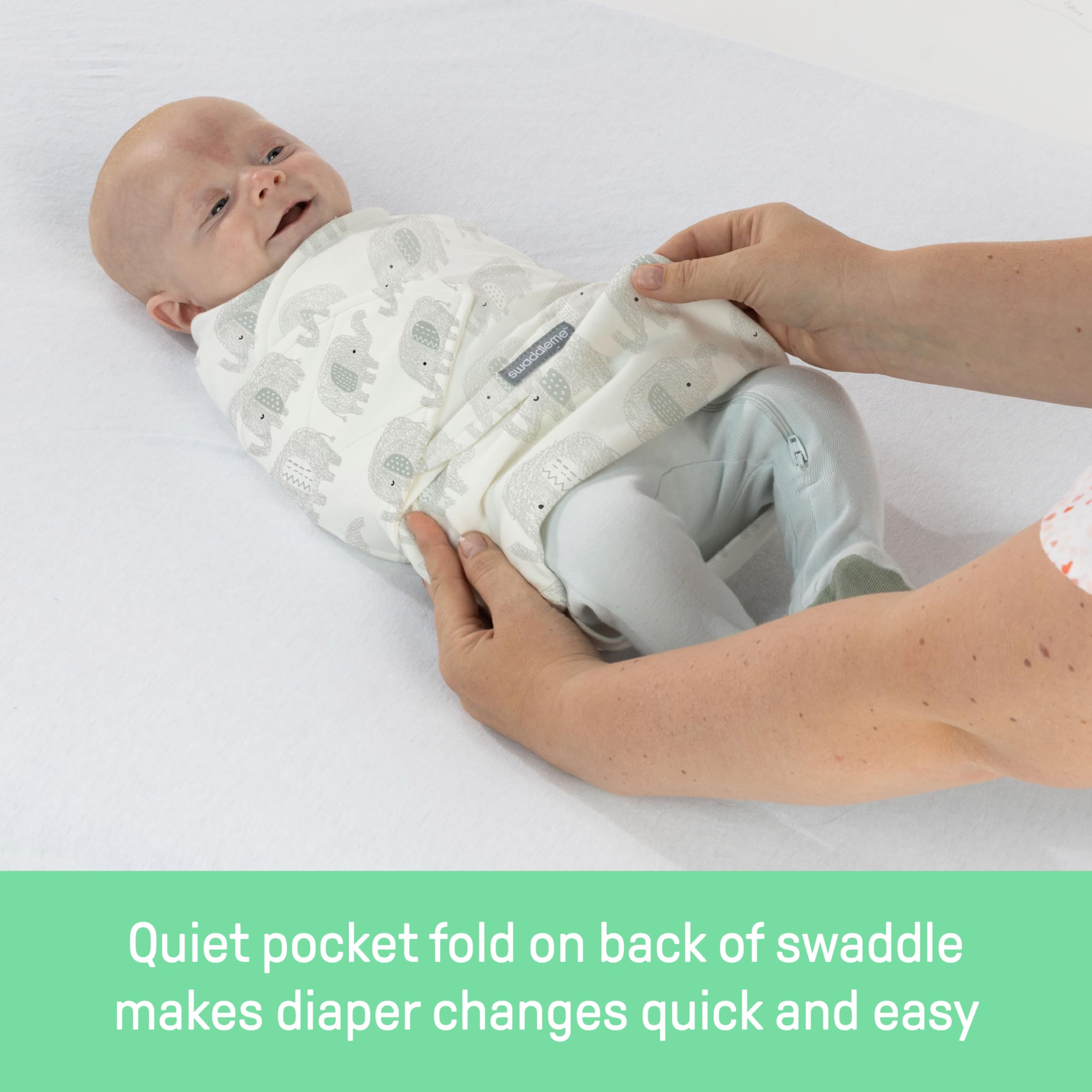 Foto 5 pulgar | Baby Swaddle Swaddleme De Ingenuity Monogram Collection - Venta Internacional.