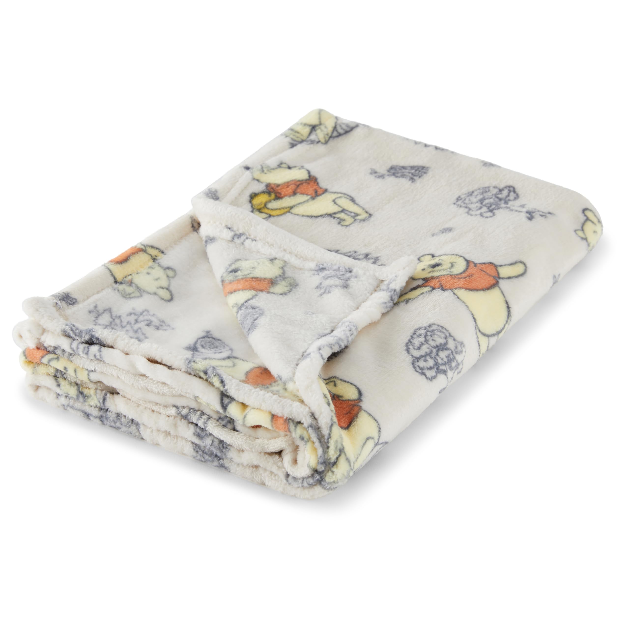 Foto 2 | Manta De Franela Para Bebé Disney Con Forro Polar Mickey Minnie Pooh Dumbo - Venta Internacional.