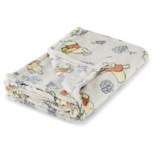 Foto 2 | Manta De Franela Para Bebé Disney Con Forro Polar Mickey Minnie Pooh Dumbo - Venta Internacional.