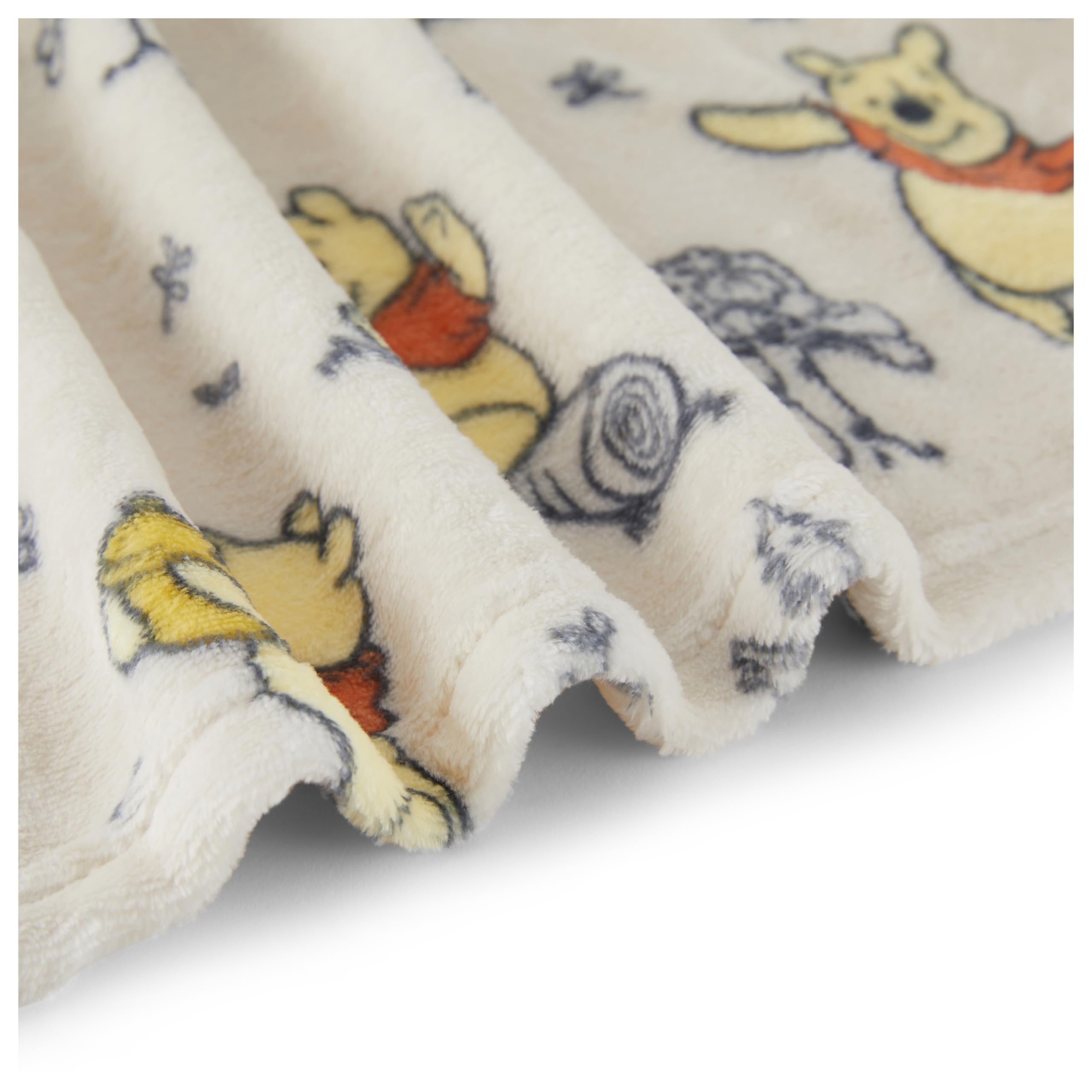Foto 6 pulgar | Manta De Franela Para Bebé Disney Con Forro Polar Mickey Minnie Pooh Dumbo - Venta Internacional.