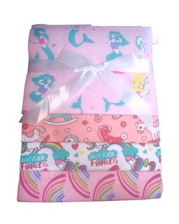 Foto 1 | Juego De 4 Sábanas Para Niña De Diferentes Diseños, De Algodón 100%.