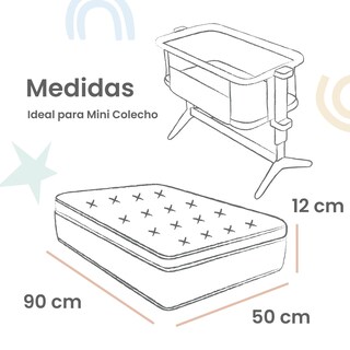 Foto 5 | Set 2 Sábanas De Cajón Nap Baby Para Mini Colecho 50x90cm - Blanco
