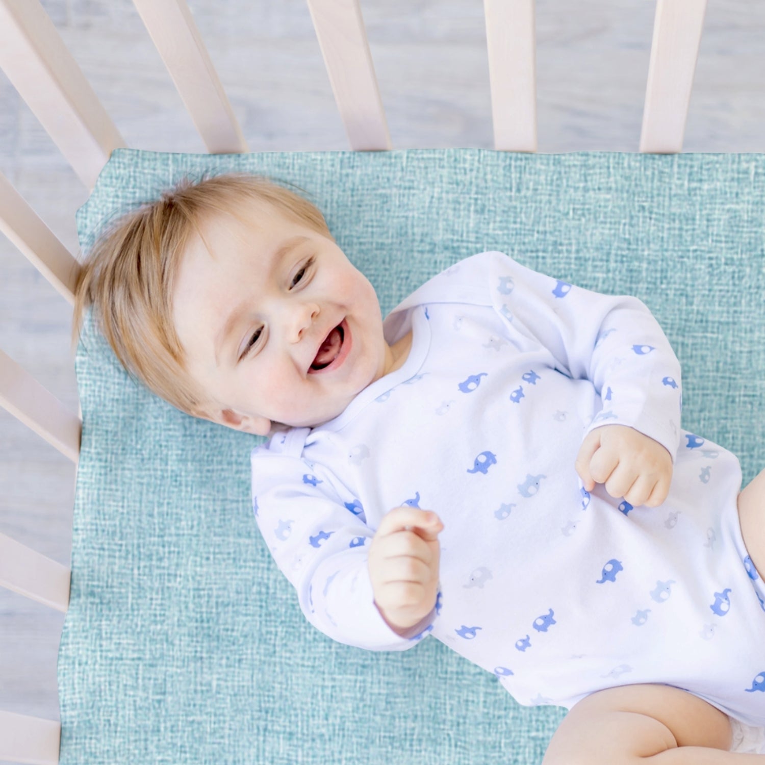 Foto 6 | Set 2 Sábanas De Cajón Nap Baby Para Colecho 70x100cm - Azul Mar