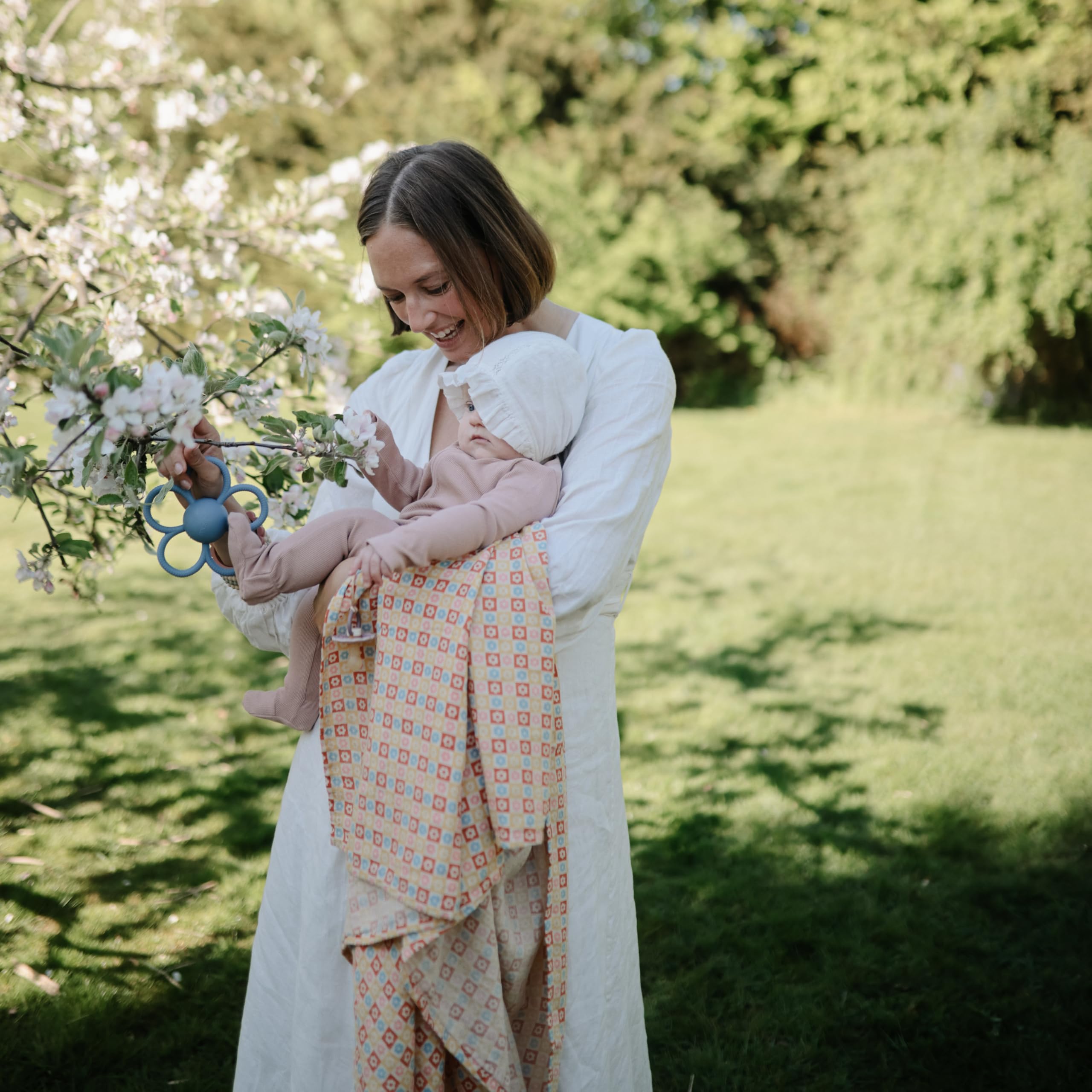 Foto 4 | Manta Swaddle Mushie, Muselina, 100% Algodón Orgánico - Venta Internacional.