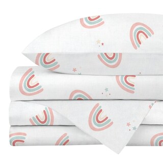 Foto 1 | Juego De Sábanas 3 Pzas Nap Baby Para Colecho 70x100cm - Arcoiris Love
