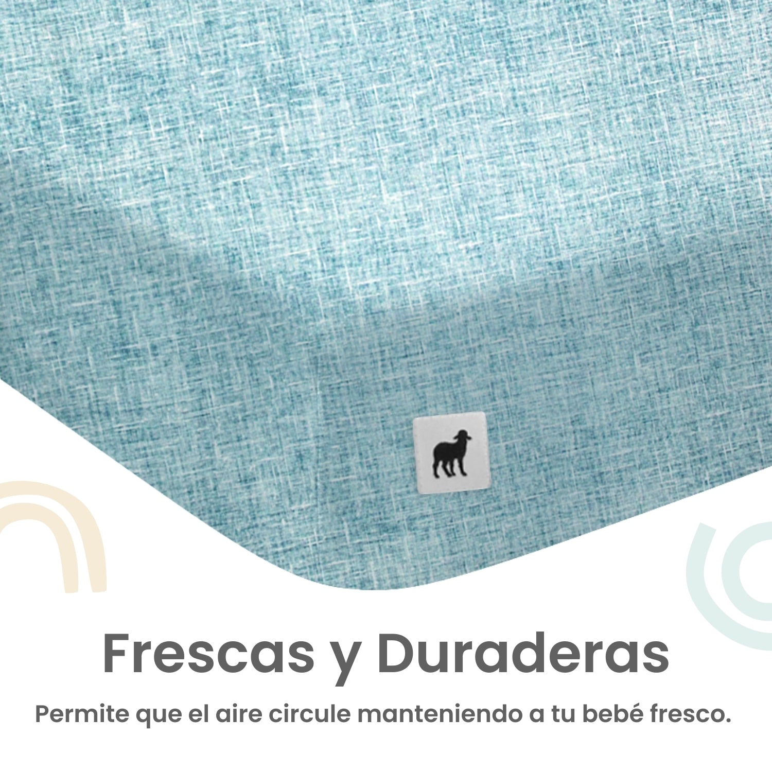 Foto 5 pulgar | Juego De Sábanas 3 Pzas Nap Baby Para Colecho 70x100cm - Azul Mar