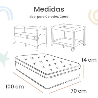 Foto 5 | Juego De Sábanas 3 Pzas Nap Baby Para Colecho 70x100cm - Azul Mar