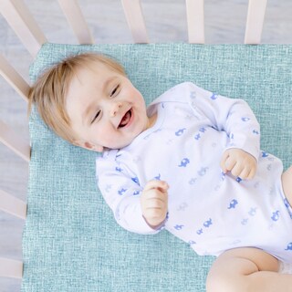 Foto 6 | Juego De Sábanas 3 Pzas Nap Baby Para Colecho 70x100cm - Azul Mar