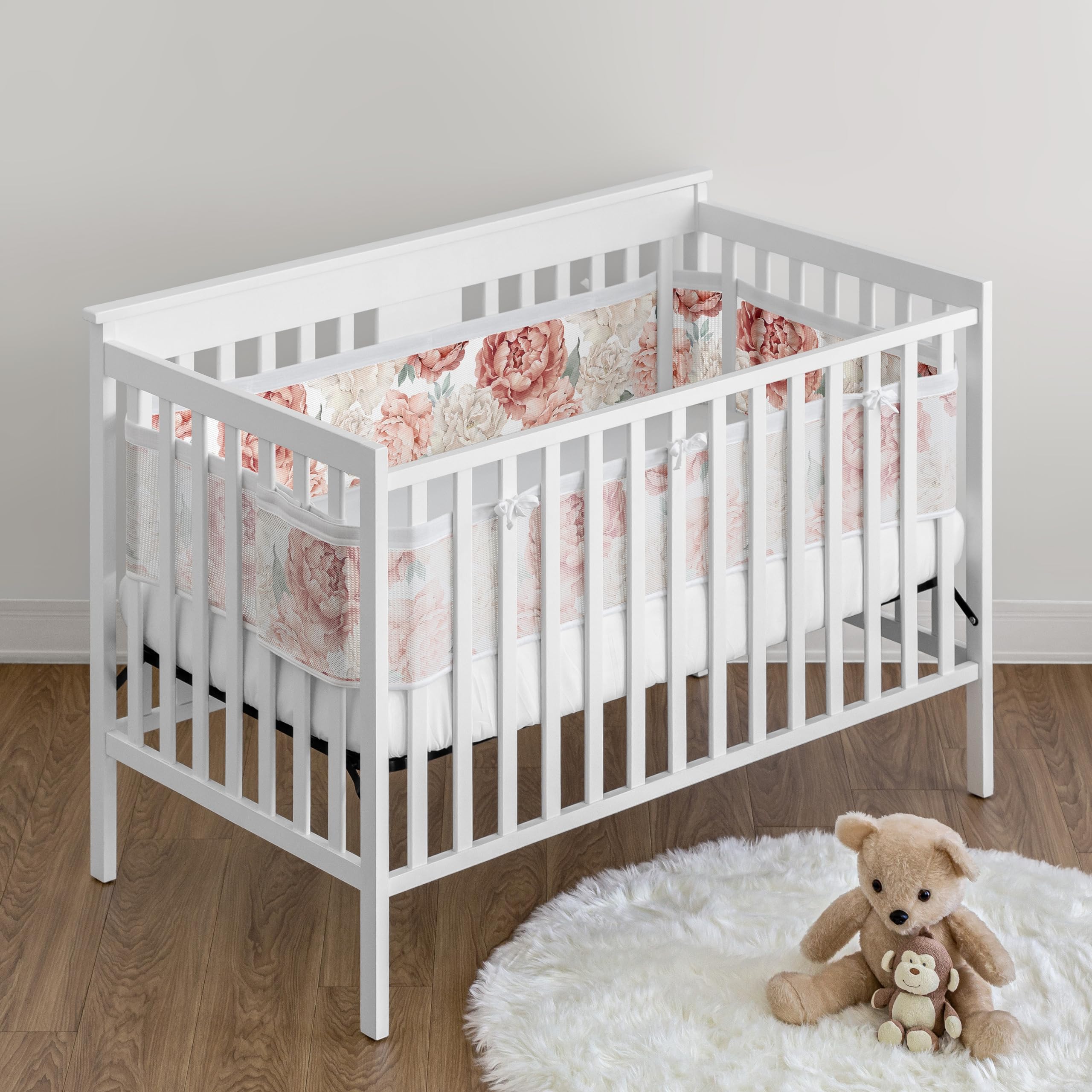 Foto 2 | Forro De Malla Para Cuna Sweet Jojo Designs + Breathablebaby - Venta Internacional.