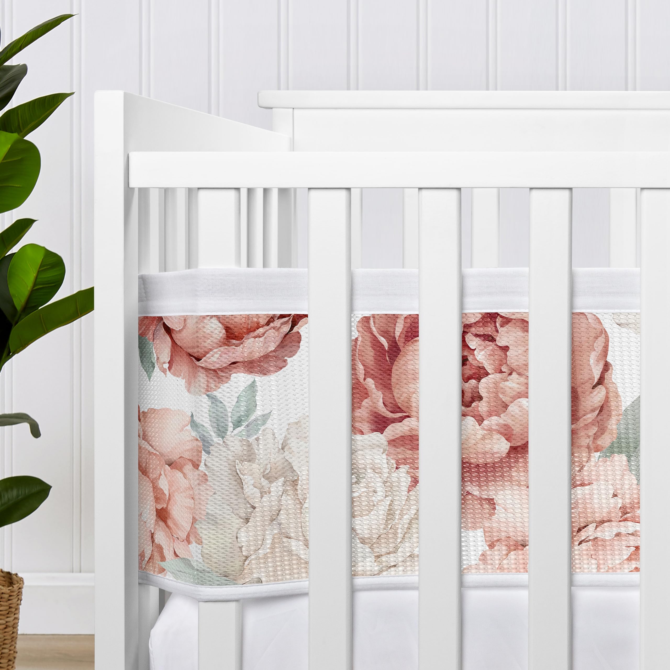 Foto 4 | Forro De Malla Para Cuna Sweet Jojo Designs + Breathablebaby - Venta Internacional.