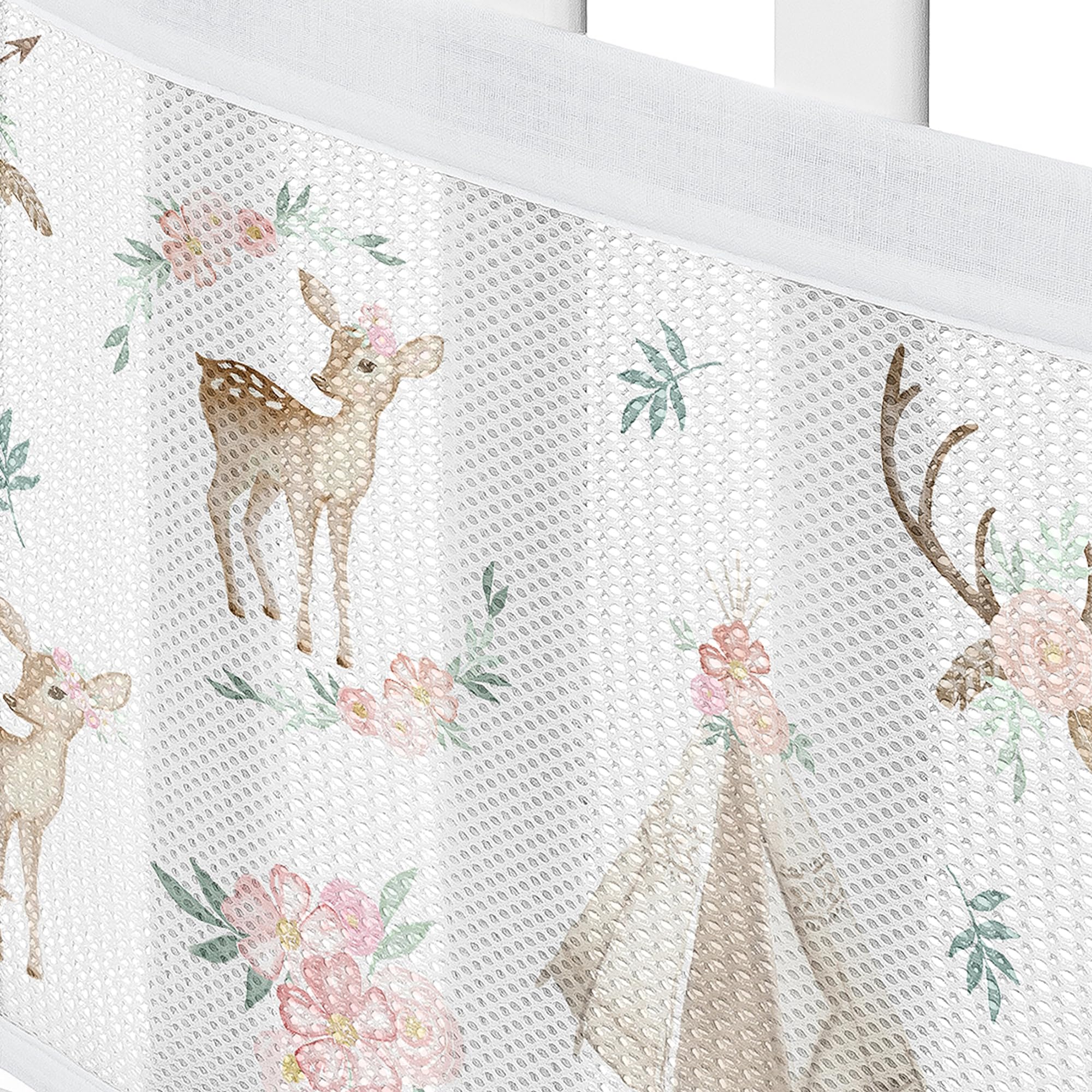 Foto 5 | Forro De Cuna Sweet Jojo Designs, Transpirable, Para Bebés De Woodland Deer - Venta Internacional.