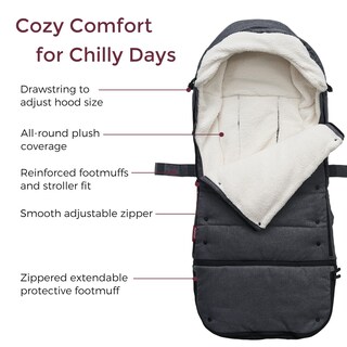 Foto 3 | Saco Para Cochecito Momcozy, Universal, Ultrasuave, Resistente A La Intemperie - Venta Internacional.