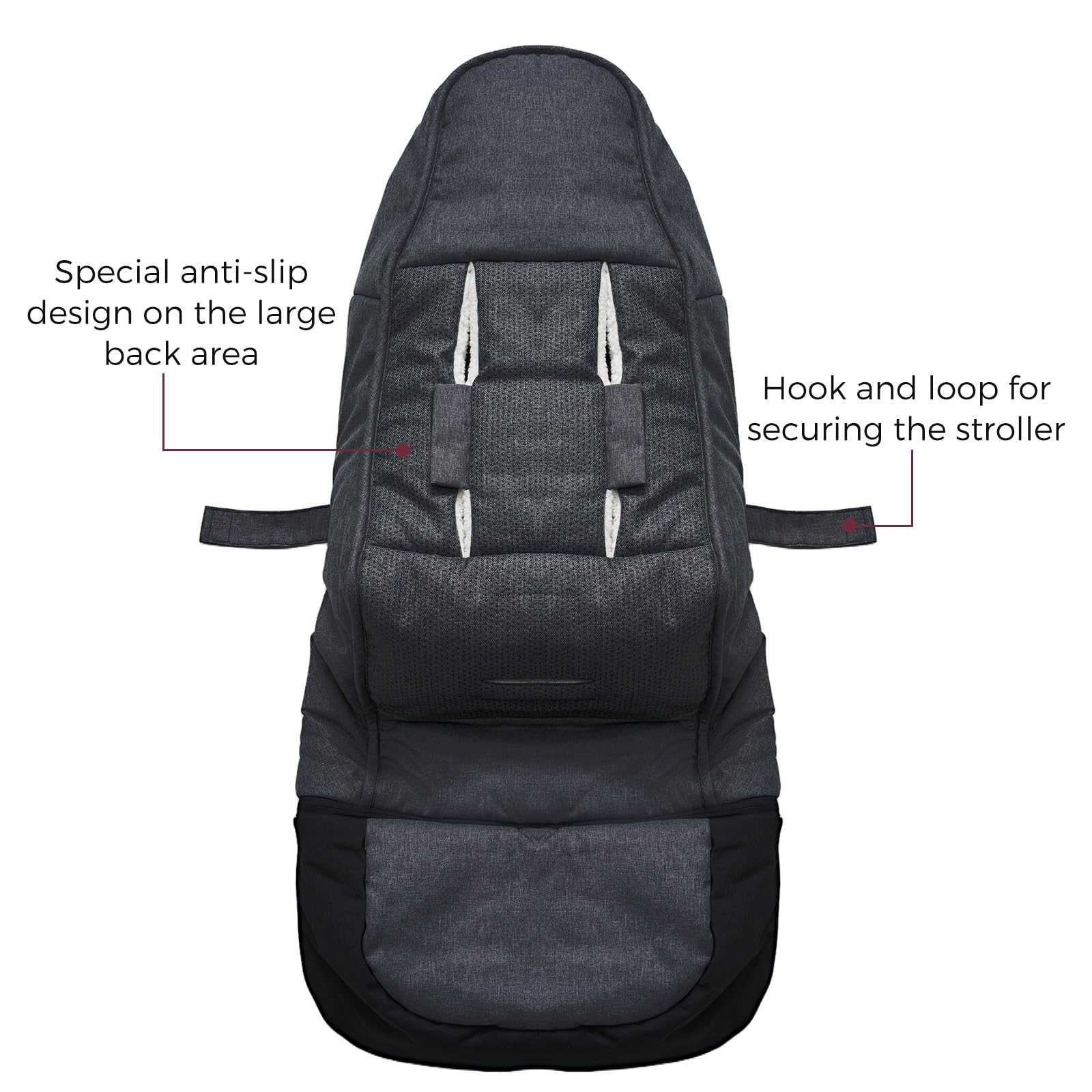 Foto 7 | Saco Para Cochecito Momcozy, Universal, Ultrasuave, Resistente A La Intemperie - Venta Internacional.