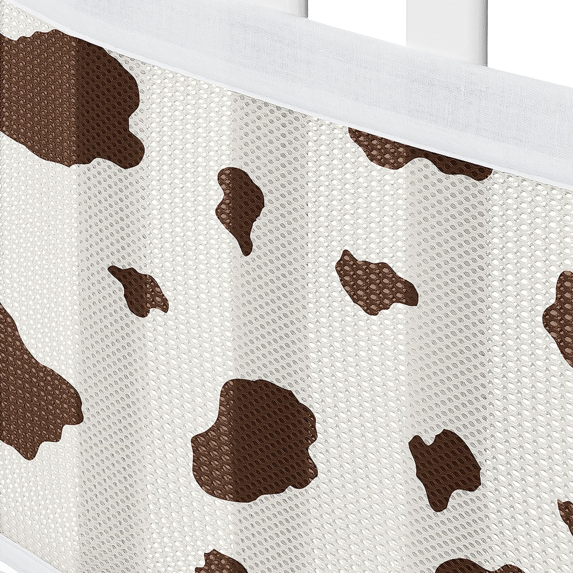 Foto 5 | Forro De Malla Para Cuna Sweet Jojo Designs + Breathablebaby Brown - Venta Internacional.