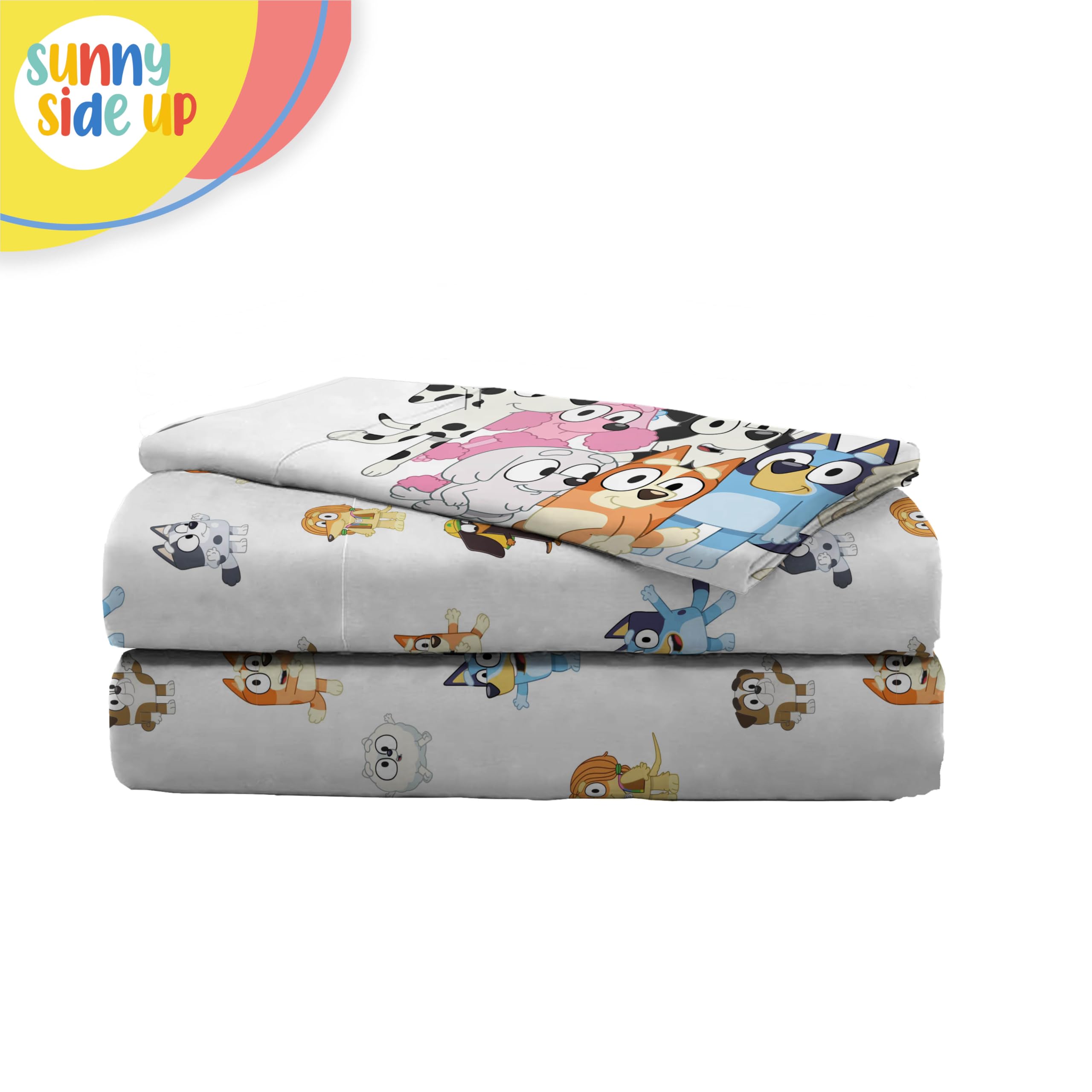 Foto 7 pulgar | Juego De Sábanas Sunny Side Up Bluey & Friends Para Niños Pequeños, 3 Piezas - Venta Internacional.