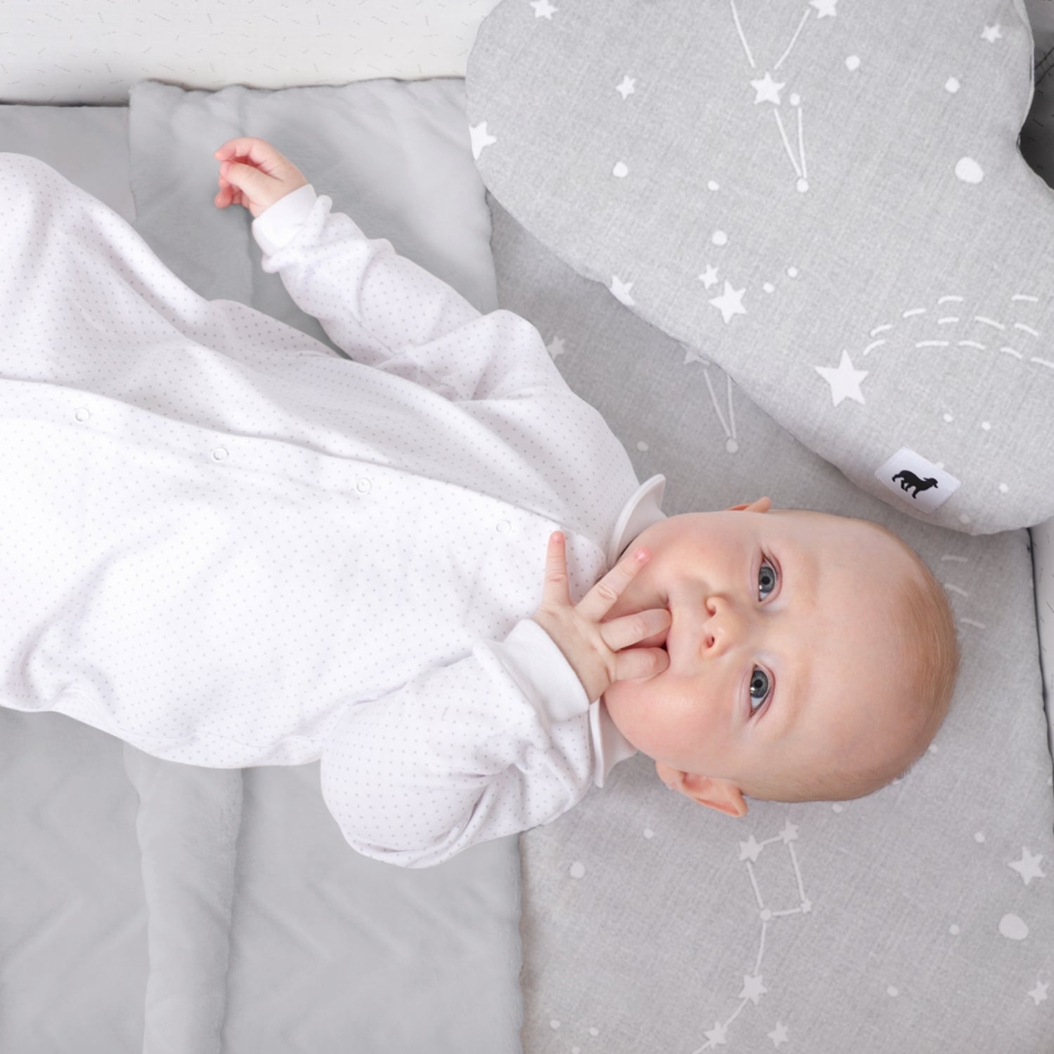 Foto 6 | Juego De Blancos Para Colecho 70x100 Cm Nap Baby Para Bebé (4 Piezas) - Constelaciones