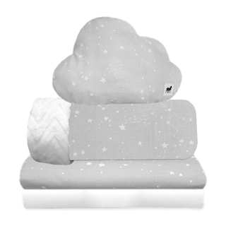 Foto 1 | Juego De Blancos Para Mini Colecho 50x90 Cm Nap Baby Para Bebé (4 Piezas) - Constelaciones