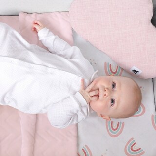 Foto 6 | Juego De Blancos Para Colecho 70x100 Cm Nap Baby Para Bebé (4 Piezas) - Arcoiris Love