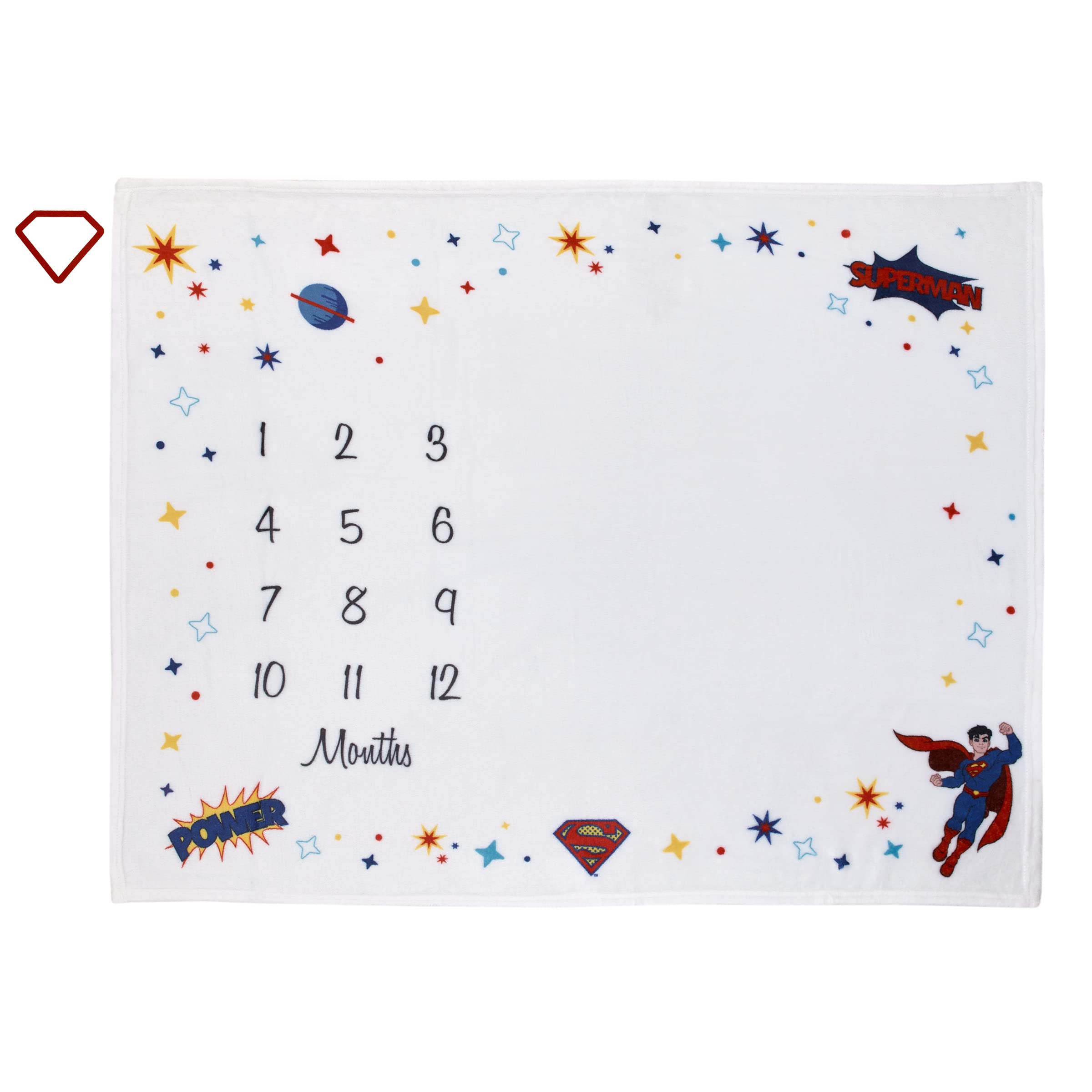 Foto 1 | Manta De Bebé Nojo Everything Kids Warner Brothers Superman - Venta Internacional.