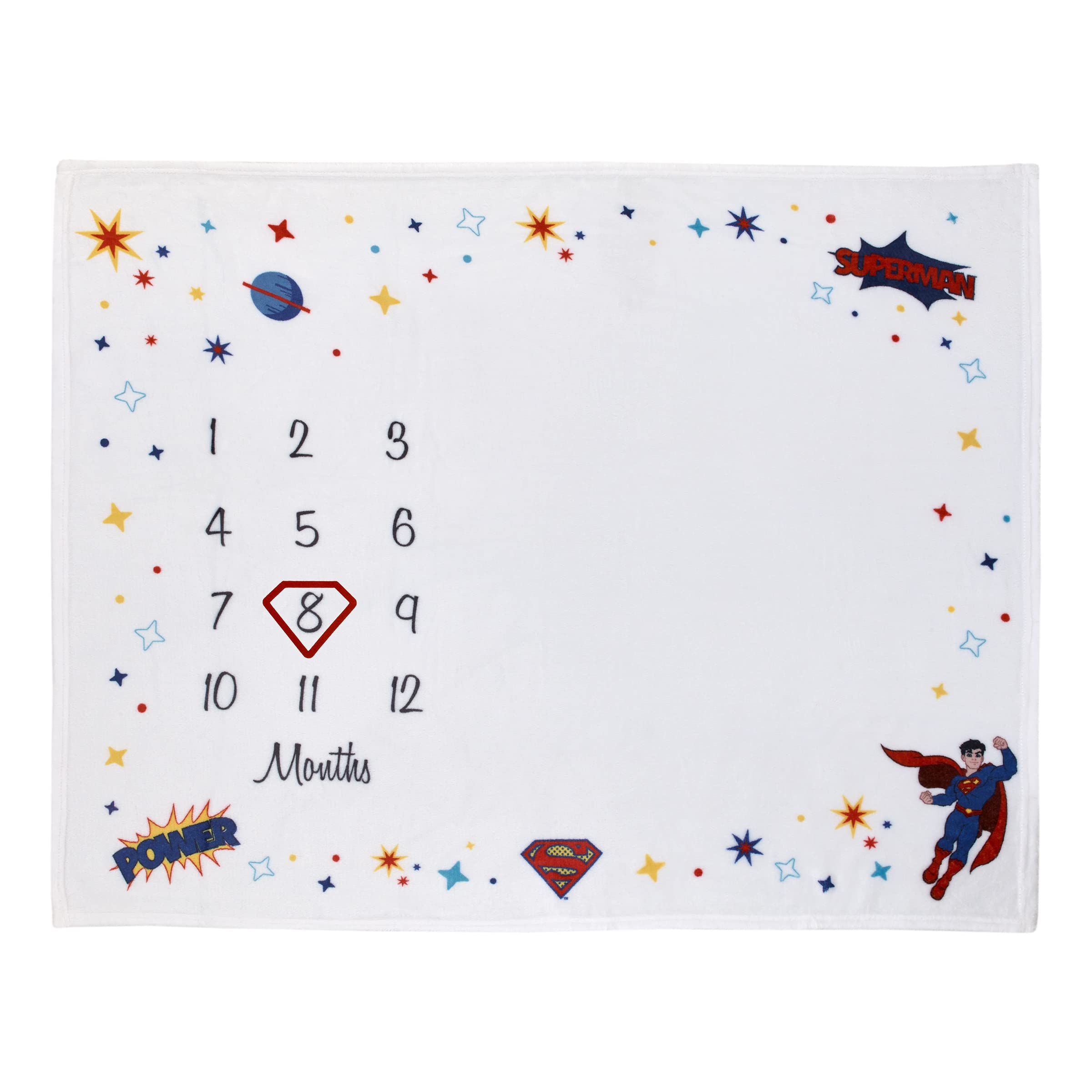 Foto 2 | Manta De Bebé Nojo Everything Kids Warner Brothers Superman - Venta Internacional.