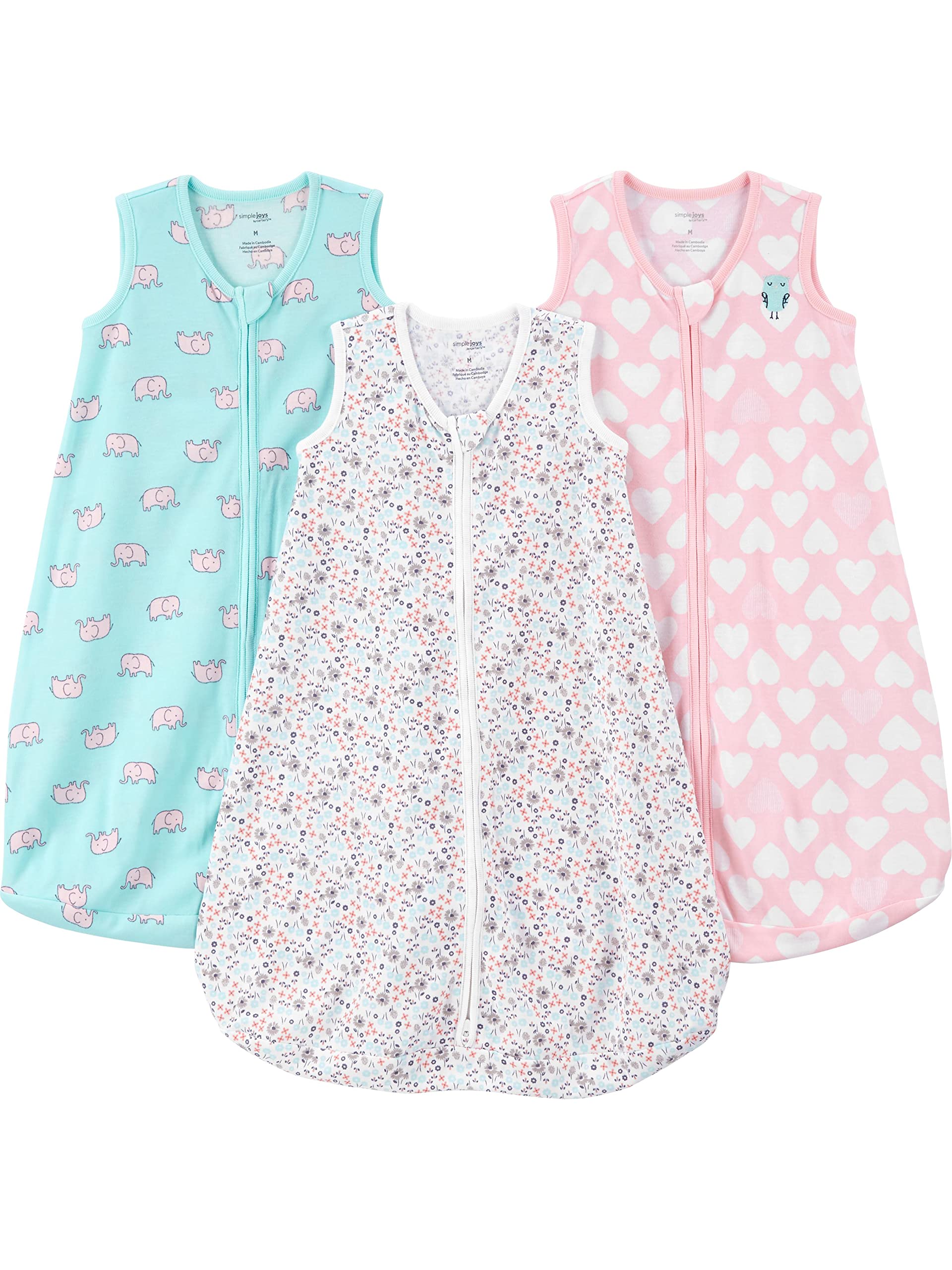 Foto 1 | Mantas Portátiles Simple Joys De Carter's Baby Cotton X3 - Venta Internacional.