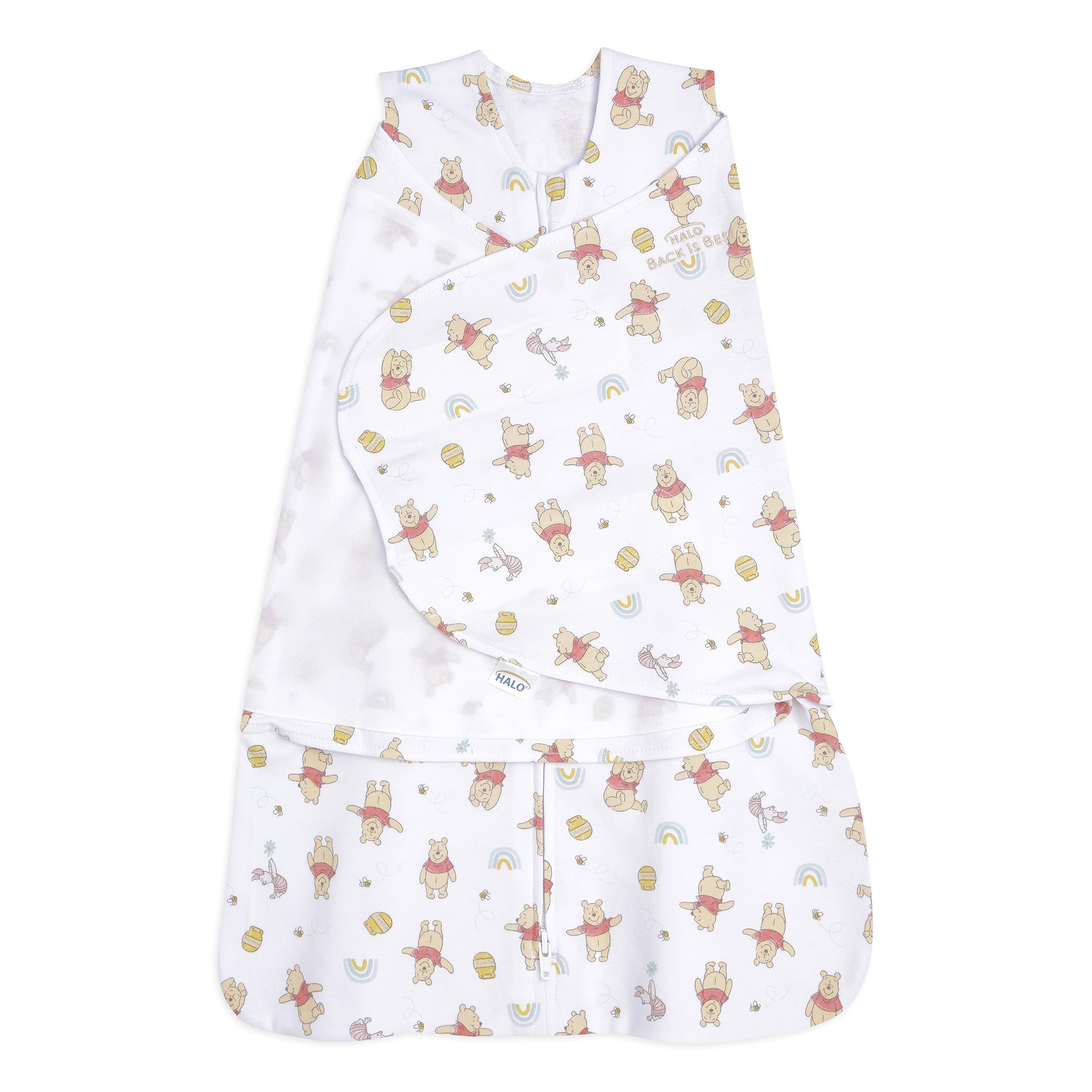 Foto 2 pulgar | Sleepsack Swaddle Halo Disney Baby 100% Algodón Winnie Rainbows - Venta Internacional.