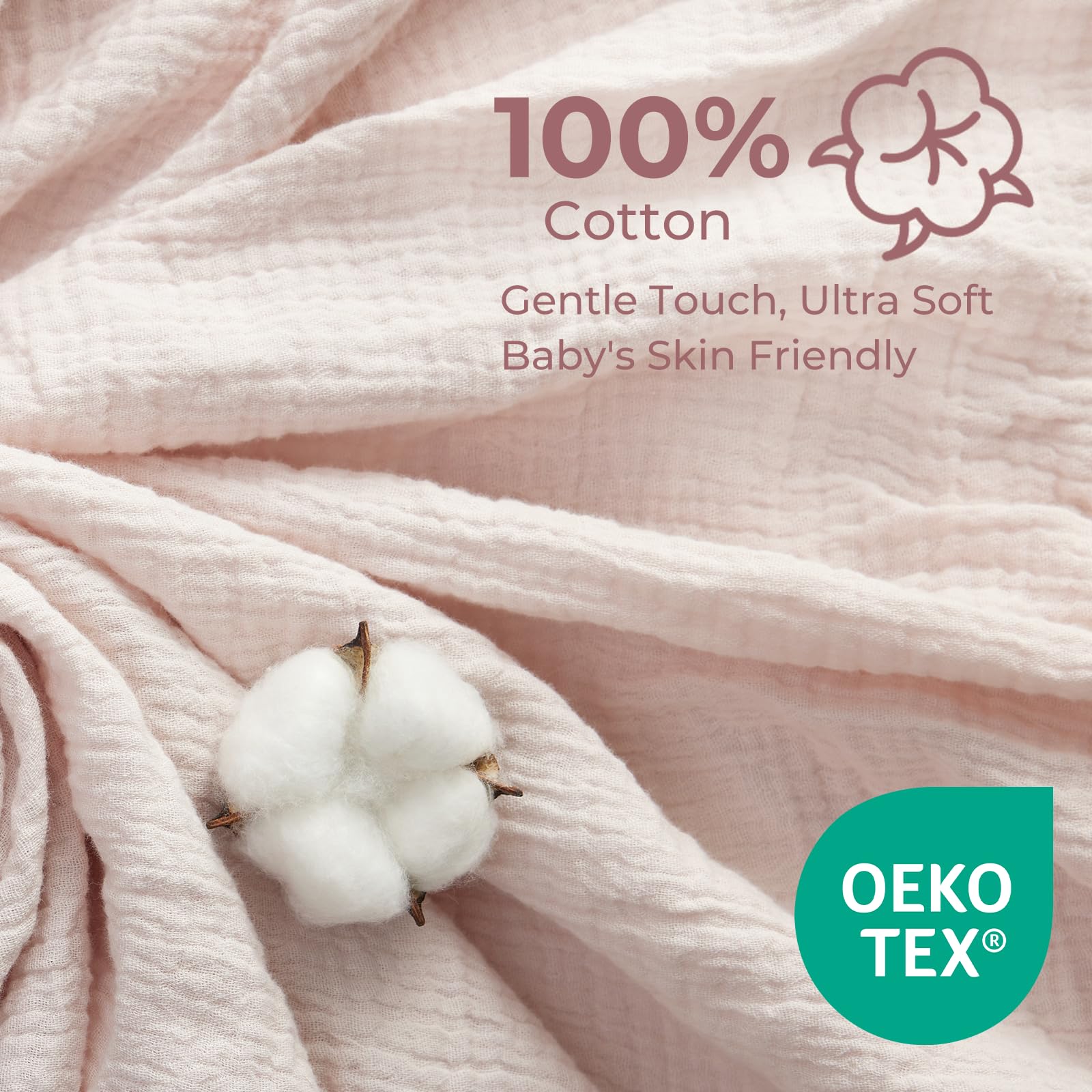 Foto 2 | Manta De Seguridad Momcozy Elephant Loveys Para Bebés Rosa - Venta Internacional.