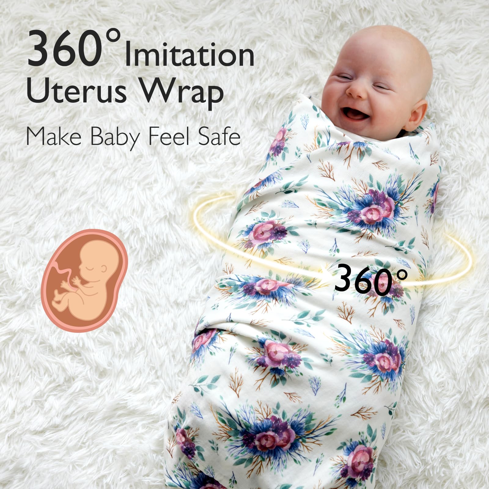 Foto 3 pulgar | Mantas Para Pañales Momcozy Sofdness Upgrade, Muselina, 120 X 120 Cm - Venta Internacional.