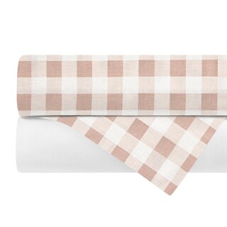 Foto 1 | Set 2 Sábanas de Cajón Nap Baby para Cama Cuna 95 x 140 cm - Gingham Beige