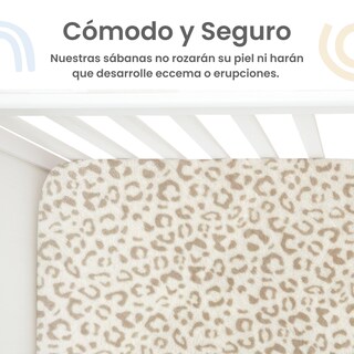 Foto 3 | Sábana De Cajón Para Cuna 70x130cm Nap Baby - Manchitas