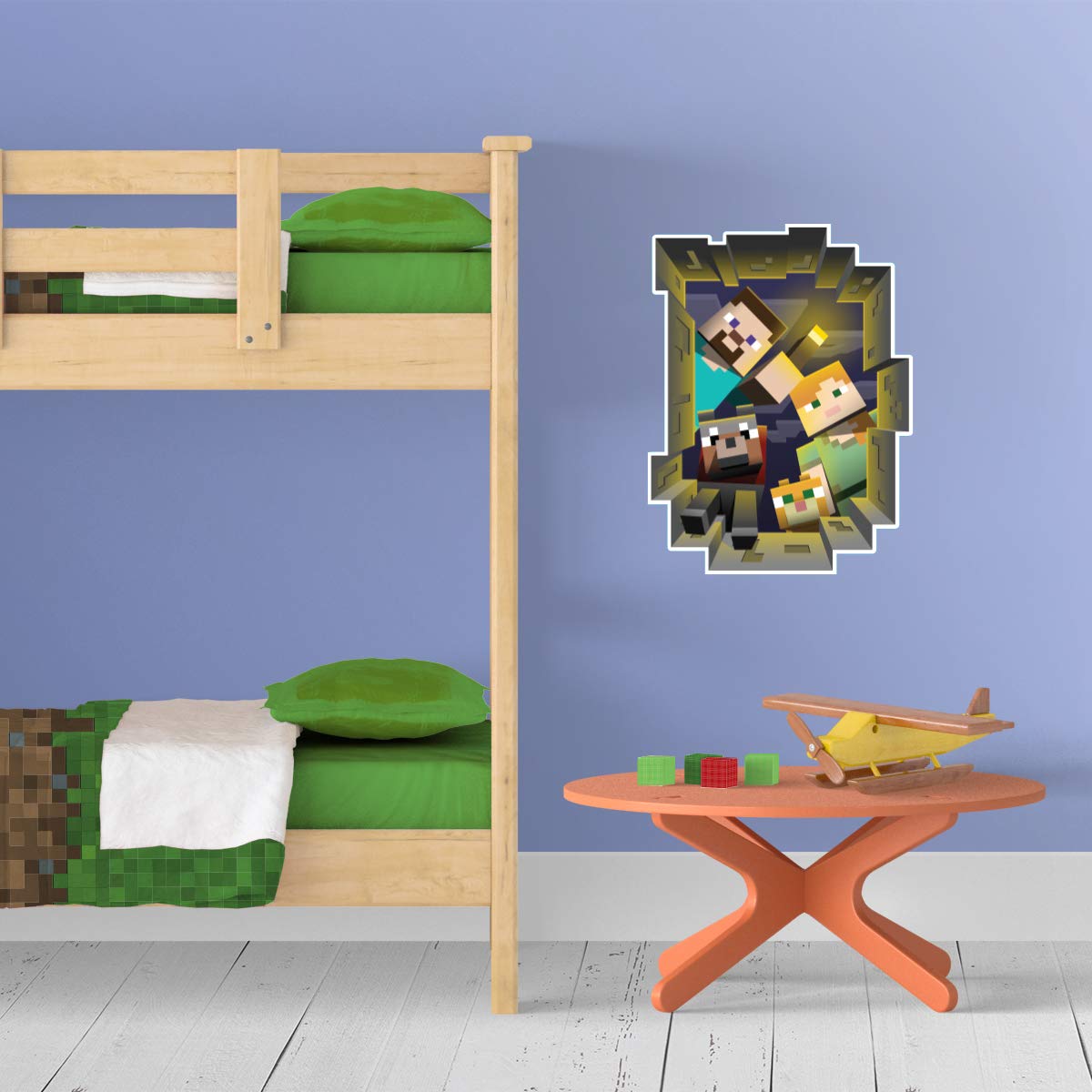 Foto 3 pulgar | Vinilo Decorativo Trends International Roomscapes Minecraft Caved In - Venta Internacional.