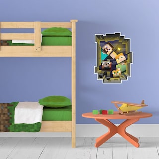 Foto 2 | Vinilo Decorativo Trends International Roomscapes Minecraft Caved In - Venta Internacional.