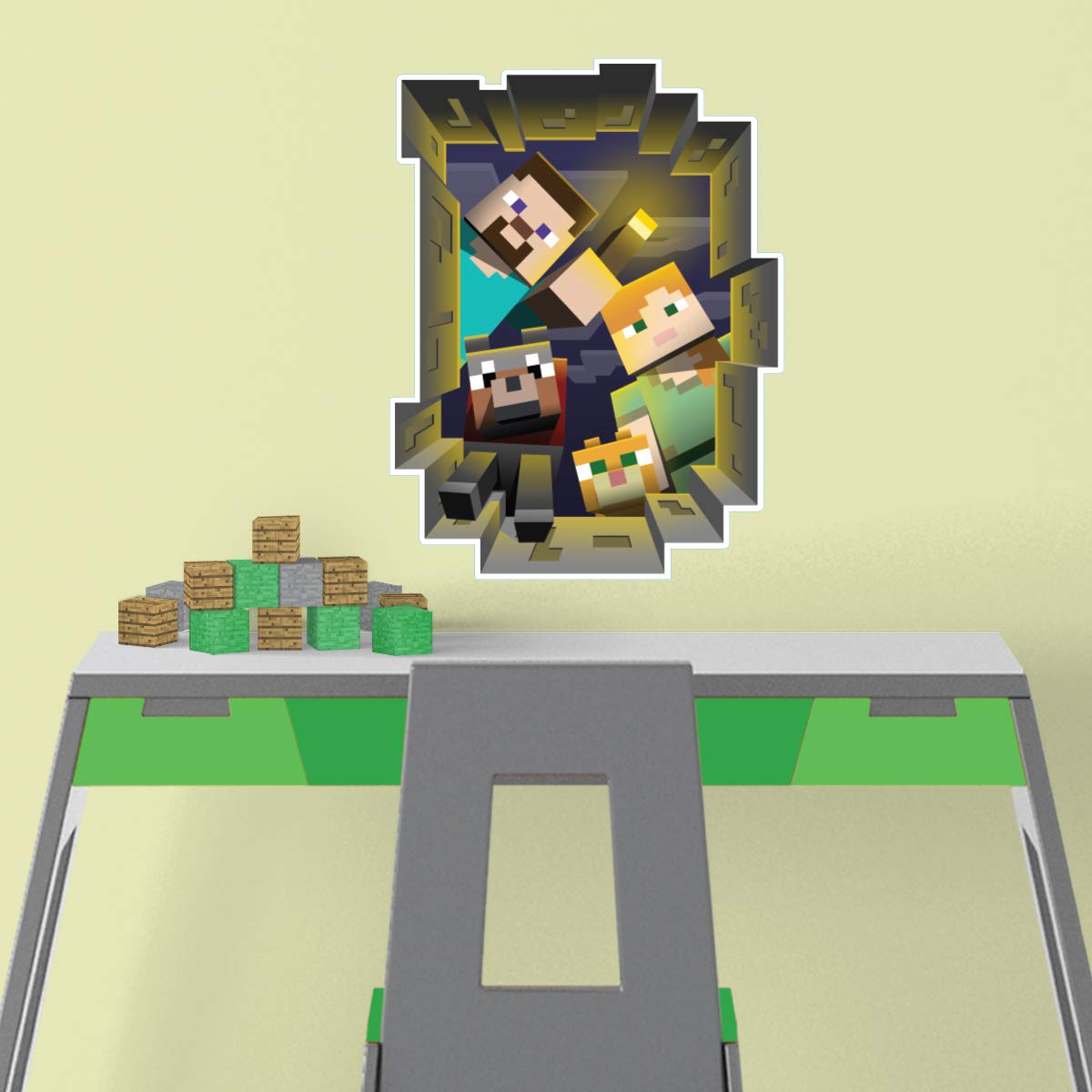 Foto 4 pulgar | Vinilo Decorativo Trends International Roomscapes Minecraft Caved In - Venta Internacional.