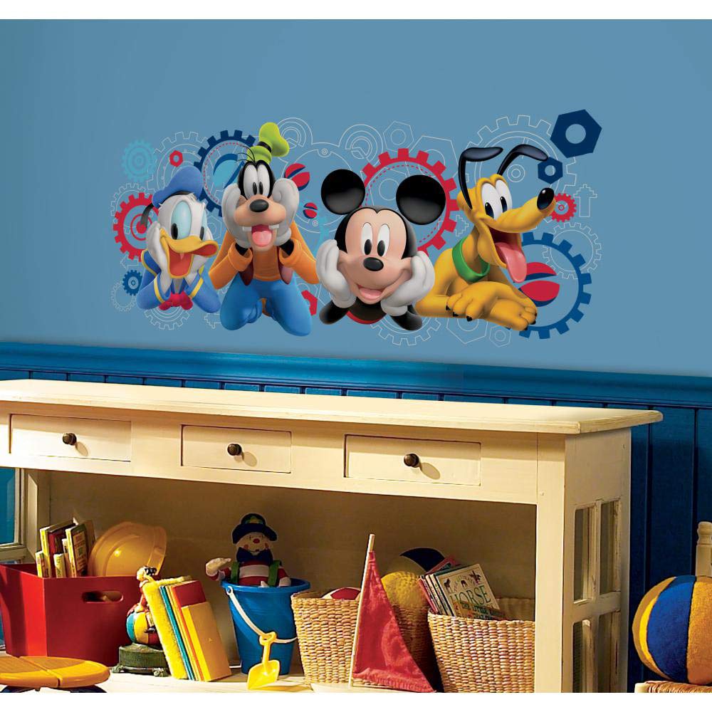 Foto 5 pulgar | Adhesivos De Pared Roommates Disney Mickey Mouse Clubhouse Capers - Venta Internacional.