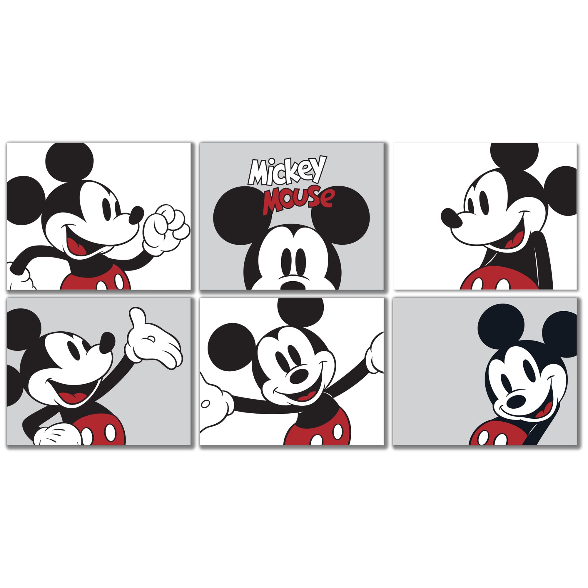 Foto 3 pulgar | Decoración Mural Lambs & Ivy Disney Baby Mickey Mouse, 20 X 25 Cm (x6) - Venta Internacional.