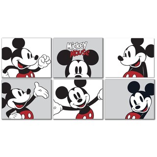 Foto 2 | Decoración Mural Lambs & Ivy Disney Baby Mickey Mouse, 20 X 25 Cm (x6) - Venta Internacional.