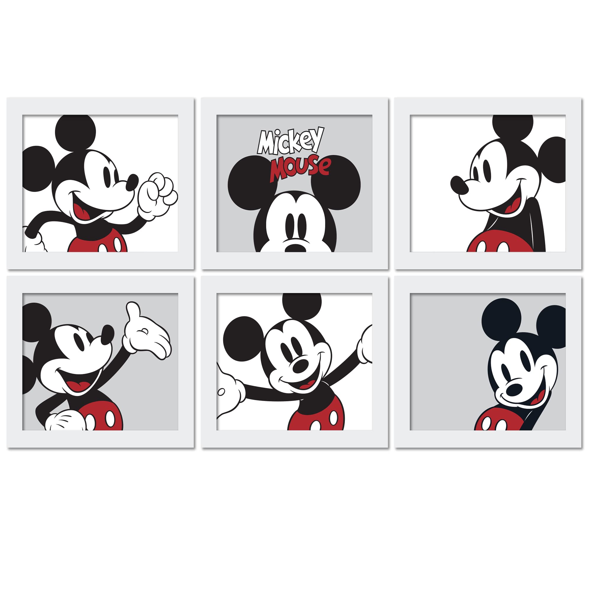 Foto 4 pulgar | Decoración Mural Lambs & Ivy Disney Baby Mickey Mouse, 20 X 25 Cm (x6) - Venta Internacional.