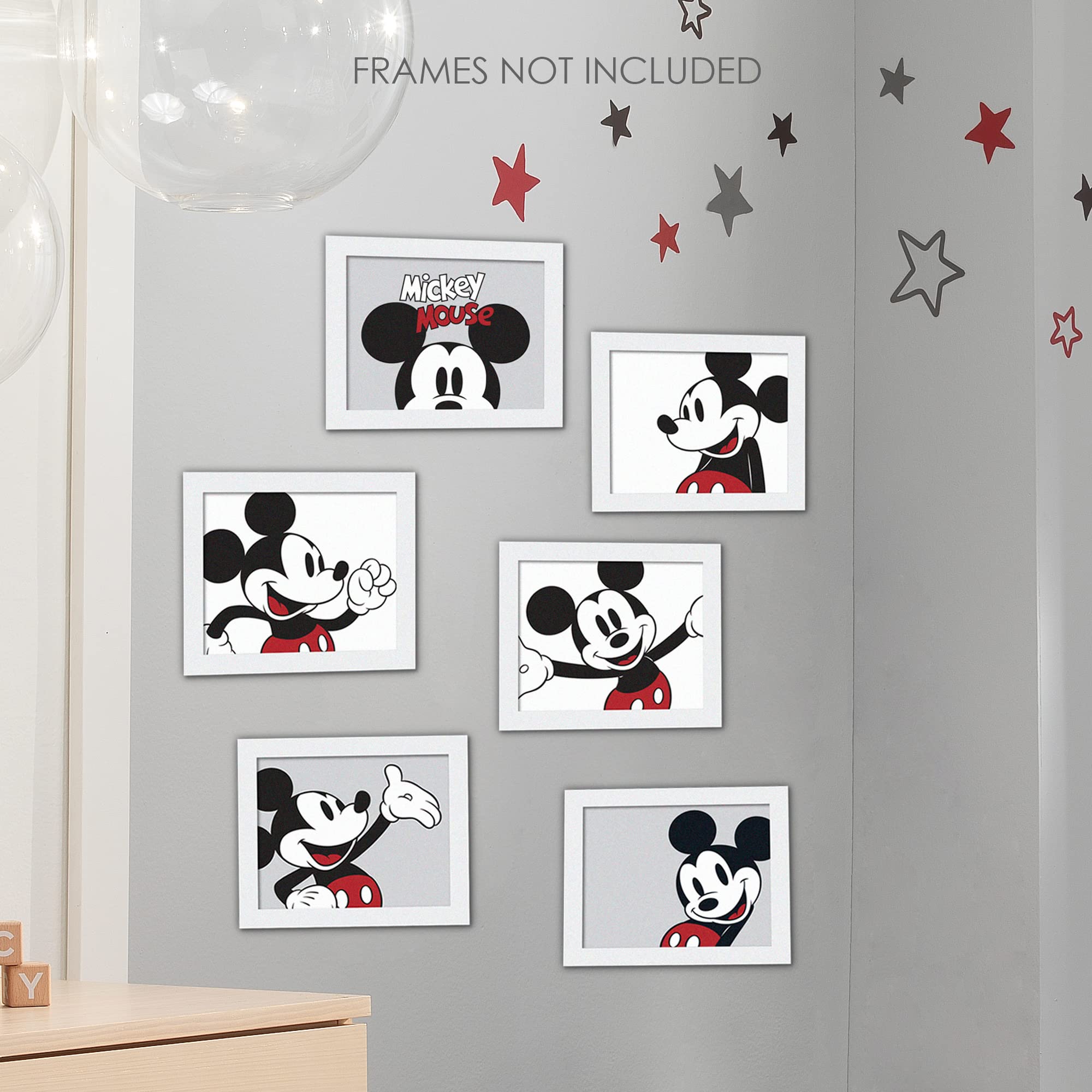 Foto 5 pulgar | Decoración Mural Lambs & Ivy Disney Baby Mickey Mouse, 20 X 25 Cm (x6) - Venta Internacional.