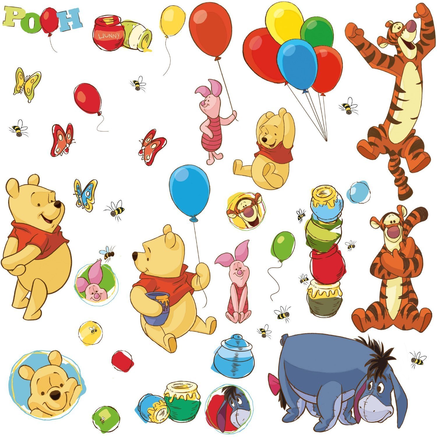 Vinilos Decorativos Disney Winnie The Pooh And Friends Roommates - Venta Internacional.
