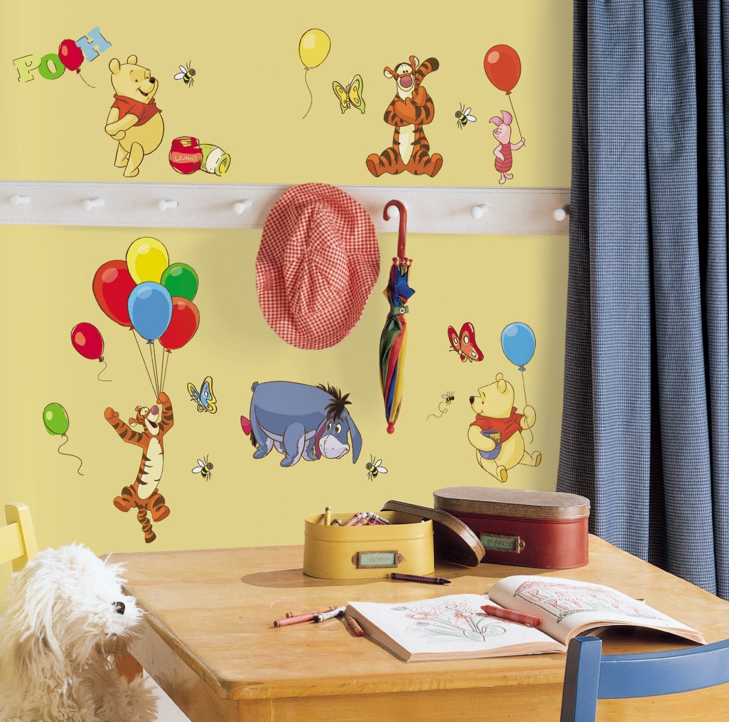 Foto 3 pulgar | Vinilos Decorativos Disney Winnie The Pooh And Friends Roommates - Venta Internacional.