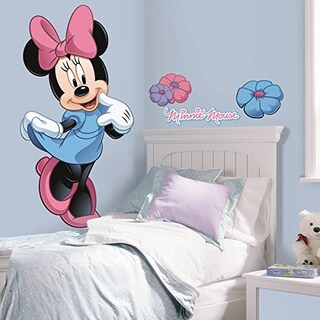 Foto 2 | Calcomanía para Pared Disney Minnie Mouse Gigante 13 x 46 cm - Venta Internacional