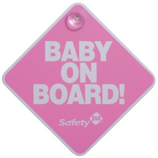 Foto 1 | Letrero Safety 1st Bebe a Bordo Rosa - Venta Internacional